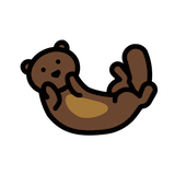 otter Emoji openmoji
