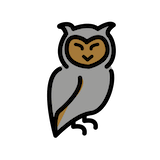 owl Emoji openmoji