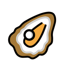 Oyster Emoji in Openmoji