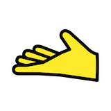 palm-up-hand Emoji openmoji