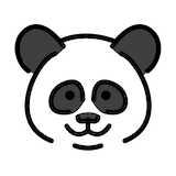 panda Emoji openmoji