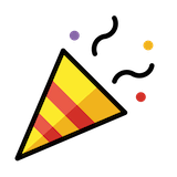 party-popper Emoji openmoji