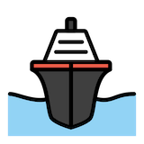 passenger-ship Emoji openmoji