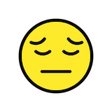 pensive-face Emoji openmoji
