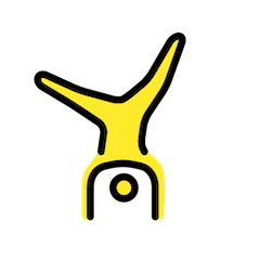 🤸 Person Cartwheeling Emoji in Openmoji