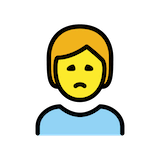 person-frowning Emoji openmoji