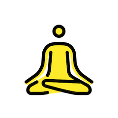🧘 Person In Lotus Position Emoji in Openmoji