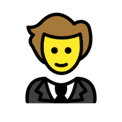 🤵 Person In Tuxedo Emoji in Openmoji