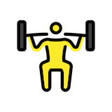 person-lifting-weights Emoji openmoji