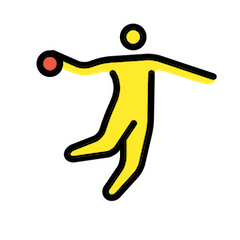 🤾 Persona che gioca a pallamano Emoji su Openmoji