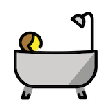person-taking-bath Emoji openmoji