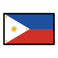 Bandera de Filipinas Emoji Openmoji