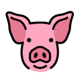 pig-face Emoji openmoji