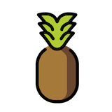 pineapple Emoji openmoji