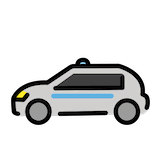 police-car Emoji openmoji