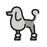 poodle Emoji openmoji