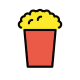 popcorn Emoji openmoji