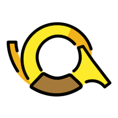 📯 Corneta (símbolo postal) Emoji nos Openmoji