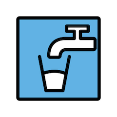 Potable Water Emoji in Openmoji