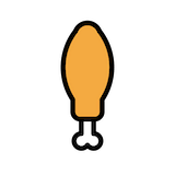 poultry-leg Emoji openmoji