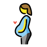pregnant-woman Emoji openmoji