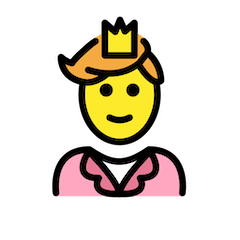 Príncipe Emoji Openmoji