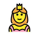 princess Emoji openmoji