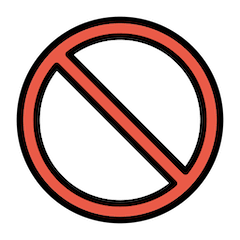 🚫 Proibito Emoji su Openmoji