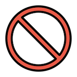 prohibited Emoji openmoji