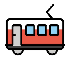 🚃 Railway Car Emoji in Openmoji