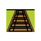railway-track Emoji openmoji