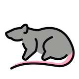 rat Emoji openmoji