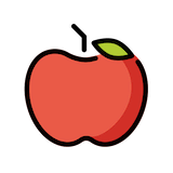 red-apple Emoji openmoji