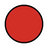 red-circle Emoji openmoji
