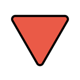 red-triangle-pointed-down Emoji openmoji