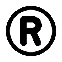 ®️ Símbolo de marca registrada Emoji en Openmoji