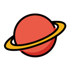 🪐 Ringed Planet Emoji in Openmoji