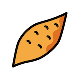 roasted-sweet-potato Emoji openmoji