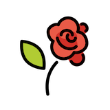 rose Emoji openmoji