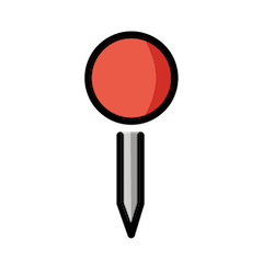 Round Pushpin Emoji in Openmoji
