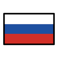 Bandeira da Rússia Emoji Openmoji