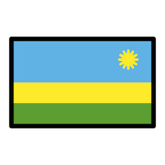 🇷🇼 Bandeira do Ruanda Emoji nos Openmoji