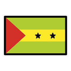 Флаг Сан-Томе и Принсипи on Openmoji