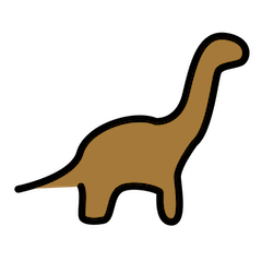 Динозавр Эмодзи в Openmoji