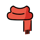 scarf Emoji openmoji