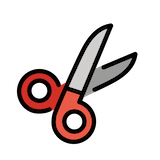 scissors Emoji openmoji