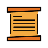 scroll Emoji openmoji