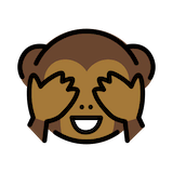 see-no-evil-monkey Emoji openmoji
