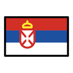🇷🇸 Bandiera della Serbia Emoji su Openmoji