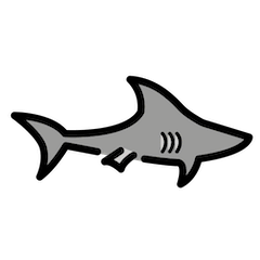 🦈 Tiburón Emoji en Openmoji